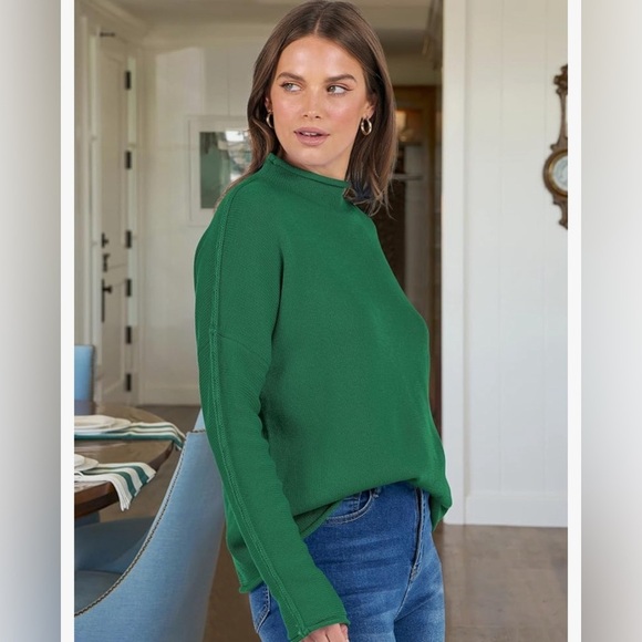 NWT- ANRABBESS  STUNNING OVERSIZED SWEATER ☘️PERFECT FOR ST.PATRICKS DAY🍀 - Picture 3 of 9